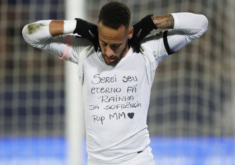  Neymar faz homenagem para Marília Mendonça em jogo do PSG: “Serei seu eterno fã”.